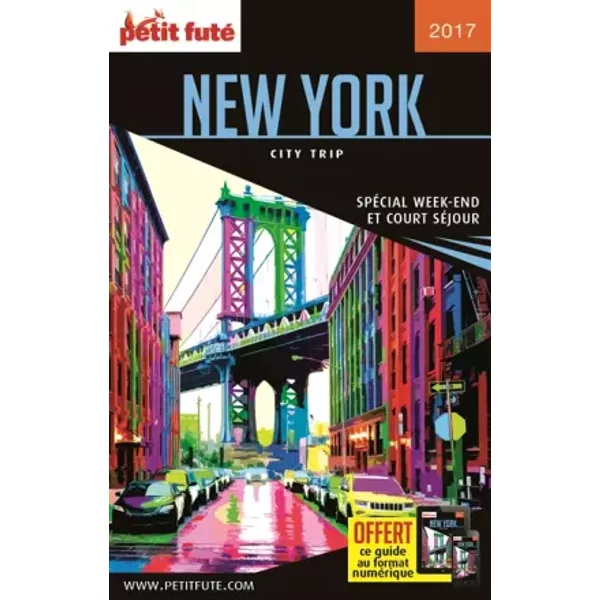 New York 2017 City Trip Petit Fute + Offre Num - Dominique Auzias Et Jean-Paul Labourdette-image