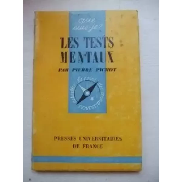 Les Tests Mentaux. Que Sais-Je N° 626 - Pichot (Pierre)-image