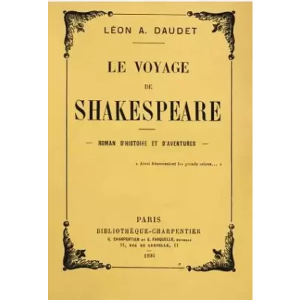 Le Voyage De Shakespeare - Roman D'histoires Et D'aventures - - Daudet Leon A.-image