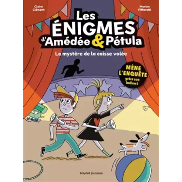 Les éNigmes D'améDéE Et PéTula, Tome 01: Le MystèRe De La Caisse VoléE - Claire CléMent, Marion Piffaretti-image