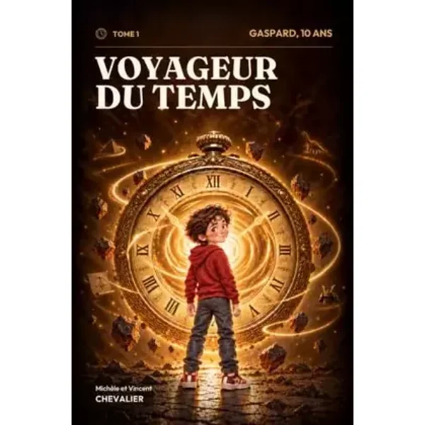 Gaspard, 10 ans, voyageur du temps: Une aventure fantastique à travers les âges, illustrée, éducative et ludique, pour les 6-11 ans ! Préhis - VINCENT CHEVALIER, MICHÈLE CHEVALIER