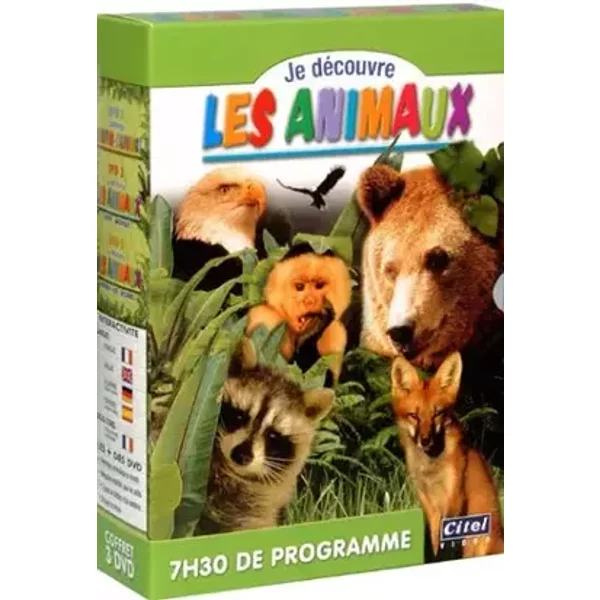 J'apprends et je découvre les animaux - Coffret 3 DVD