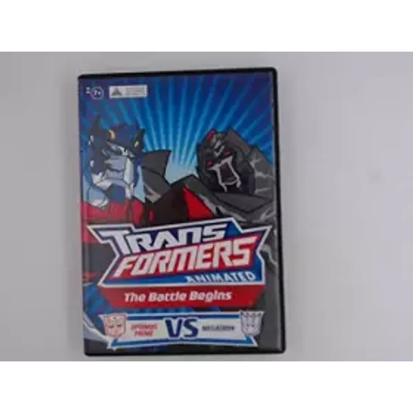 Transformers Animated ~ The Battle Begins: Optimus Prime VS Megatron DVD
