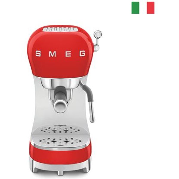 Machine à expresso 15 bars rouge Smeg ECF02RDEU