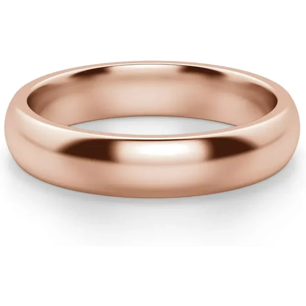 Alianza Clásica Comfort 4 MM Oro Rosa 585 (14K)