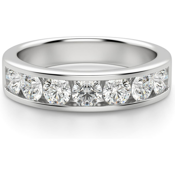 Alianza de Boda Diamond Diva Diamante de Laboratorio Oro Blanco 585 (14K)