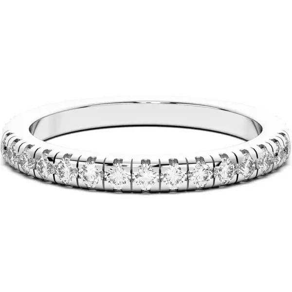 Alianza de Boda Manhattan Bold Diamante de Laboratorio Platino 950