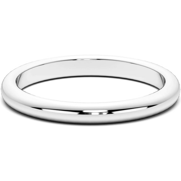Alianza de Boda Clásica Bali Platino 950
