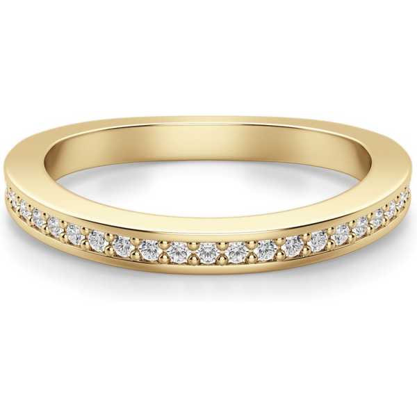 Alianza de Boda Abigail Diamante de Laboratorio Oro Amarillo 585 (14K)