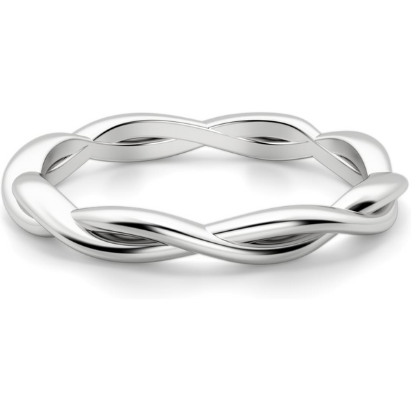 Alianza de Boda Woven Oro Blanco 585 (14K)