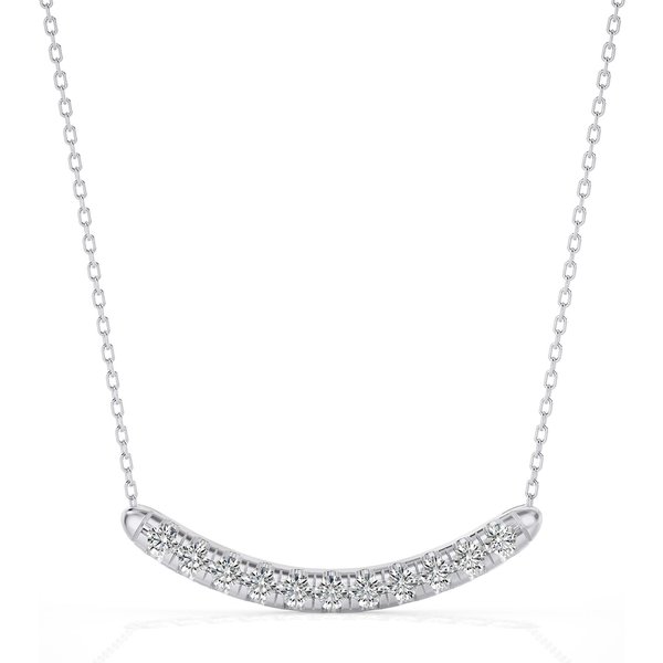 Collar Gargantilla de Diamantes de Laboratorio Oro Blanco 585 (14K)