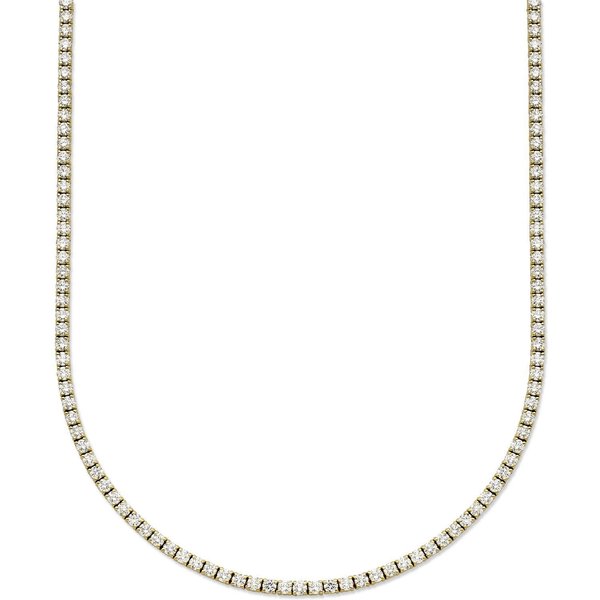 Collar de Tenis de Diamantes 10.00 ct Diamante de Laboratorio Oro Amarillo 585 (14K)