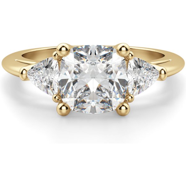 Anillo de Compromiso Cojín 1.00 ct Timeless Diamante Natural Oro Amarillo 585 (14K)