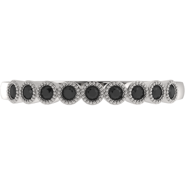 Alianza de Boda Miro Bezel 1.10 MM Diamante de Laboratorio Oro Blanco 417