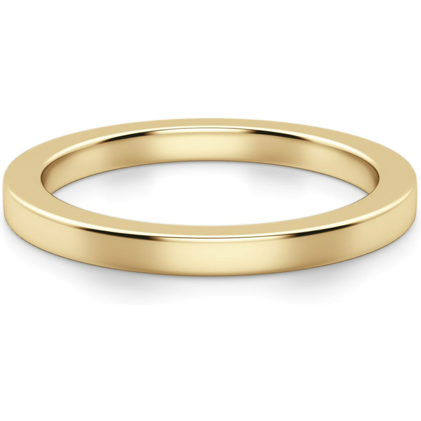 Obrączka Ślubna Madrid 585 Żółte Złoto (14K)