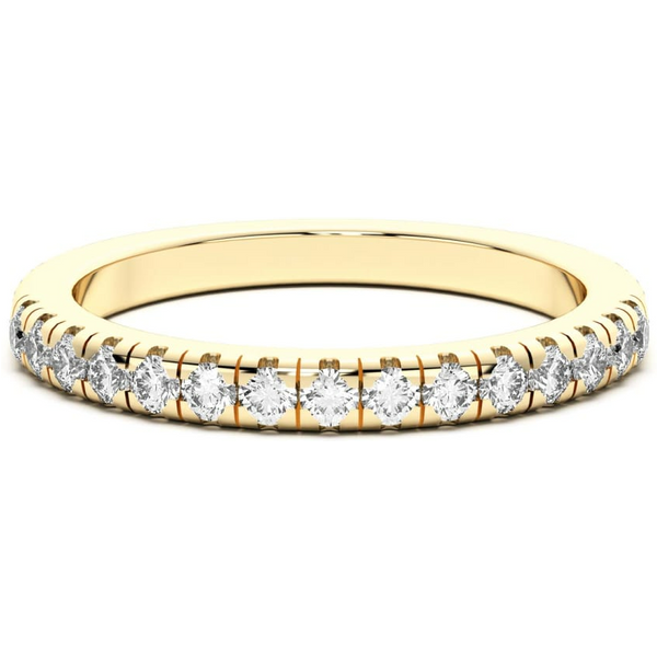 Obrączka Ślubna Manhattan Bold Laboratoryjny Diament 585 Żółte Złoto (14K)