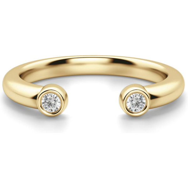 Obrączka Ślubna Quest Laboratoryjny Diament 585 Żółte Złoto (14K)