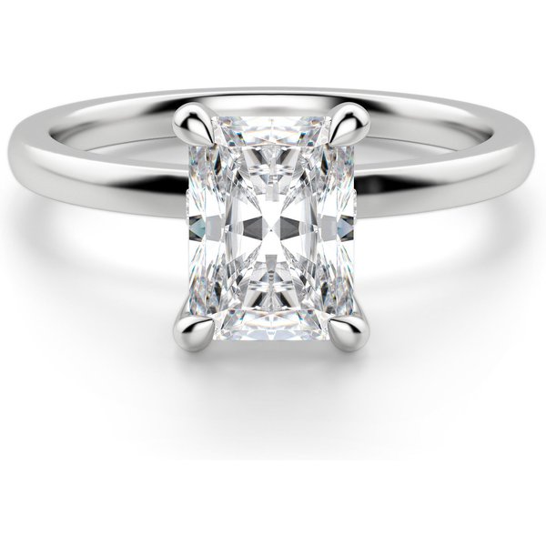 Solstice Radiant 1.75 krt Pierścionek Zaręczynowy Diament Laboratoryjny 585 Białe Złoto (14K)