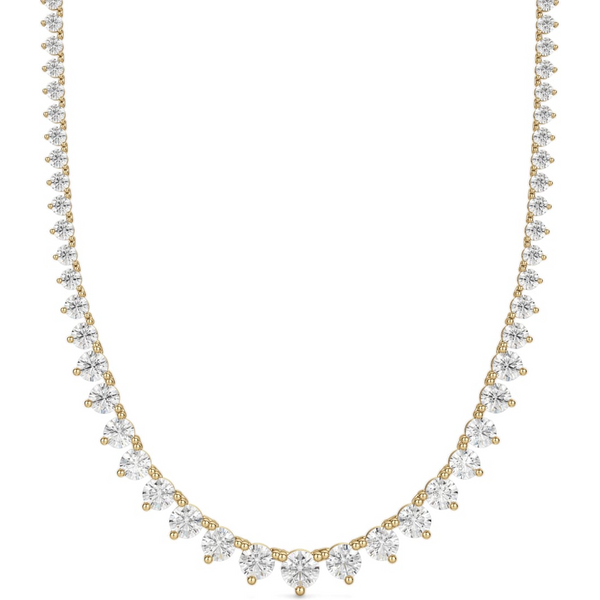 Naszyjnik Marilyn 15.80 ct Laboratoryjny Diament 585 Żółte Złoto (14K)
