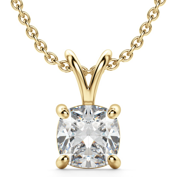 Wisiorek Basket Set Poduszkowy 1.25 kt Laboratoryjny Diament 585 Żółte Złoto (14K)
