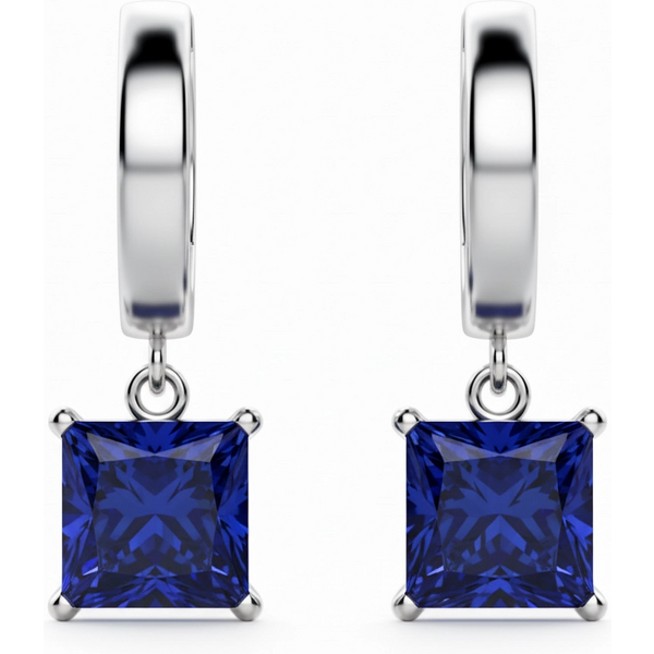 Kolczyki Wiszące z Szafirem Księżniczka 2.00 ct 925 Srebro