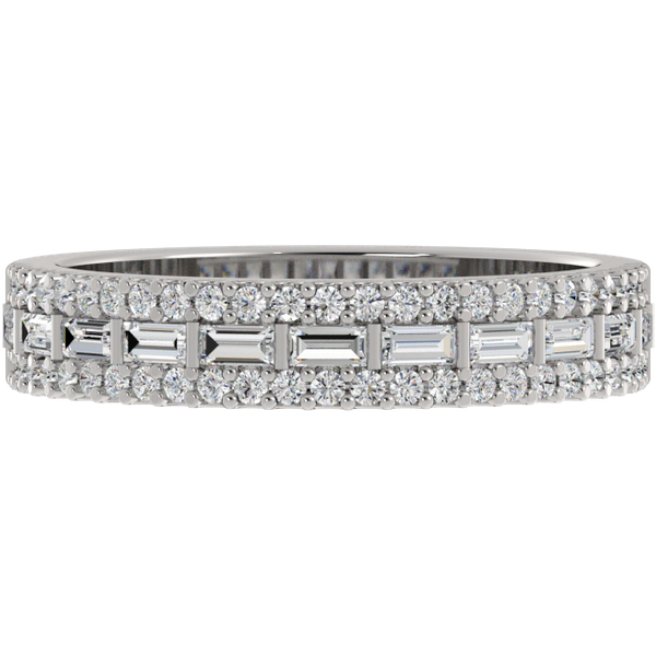 Obrączka Ślubna Fly 3.50 MM Diament Laboratoryjny 950 Platyna