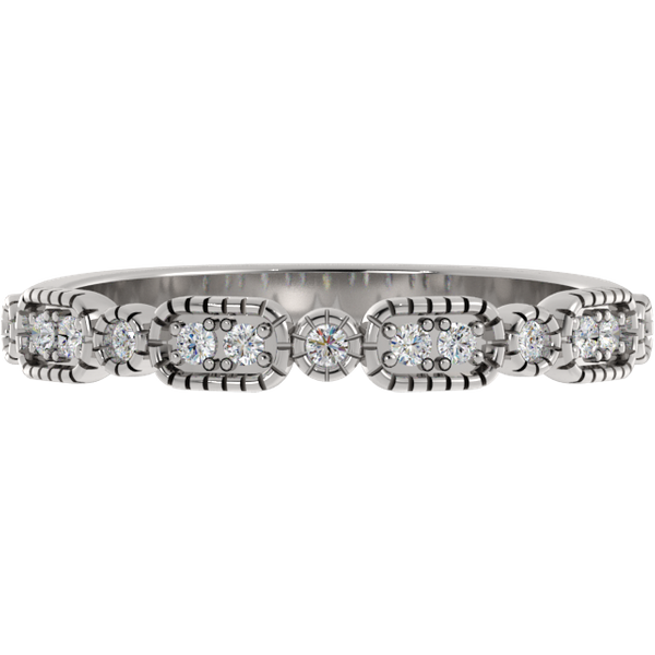 Obrączka Ślubna Lia 2.17 MM Diament Laboratoryjny 950 Platyna