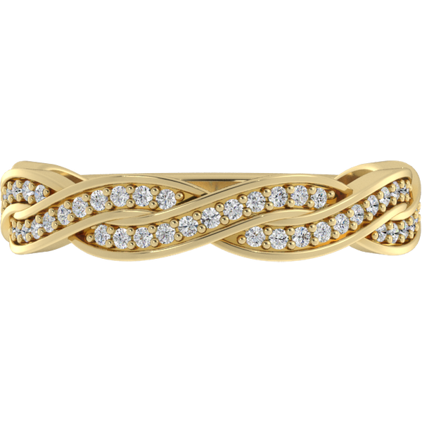 Obrączka Ślubna Angel 1.80 MM Diament Laboratoryjny Żółte Złoto 750