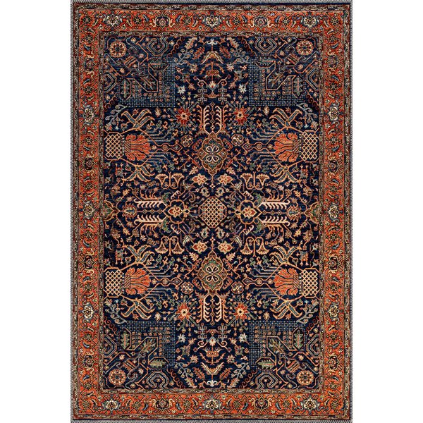 Heriza Machine Washable Persian Heriz Oriental Rug