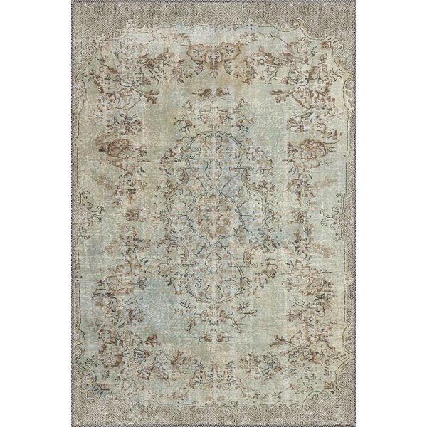 Lunera Floral Vintage Large machine washable rug