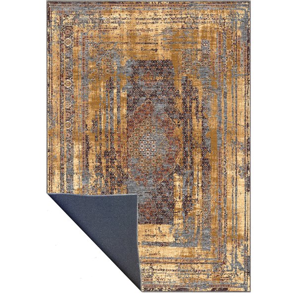 Solvik Gold Machine Washable Rug