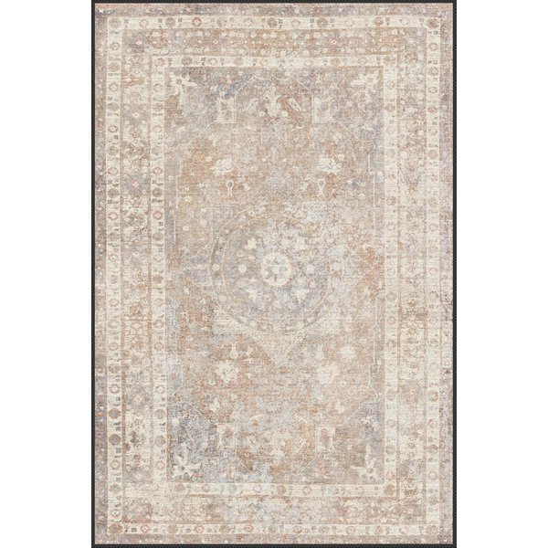 Calyra Faded Turkish Kilim machine washable rug