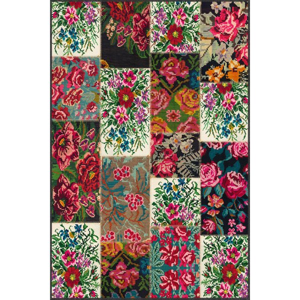 Kalythra Patchwork washable rug