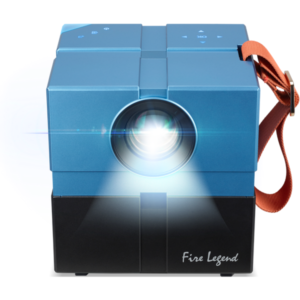 AOPEN Portable LED QH12a Projector, HD 1280x720, 135lm, Blue, Bluetooth, Mini LED