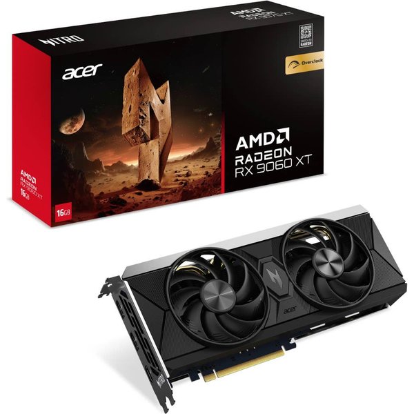 Acer Nitro Grafikkort Radeon™ RX 9060 XT OC 16GB