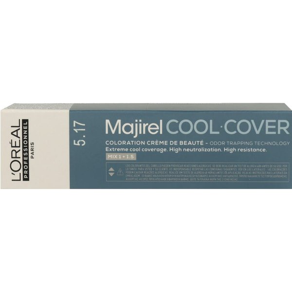 L'oréAl Majirel Cool Cover 5.17 CastañO Claro Ceniza FríO 60 Ml-image