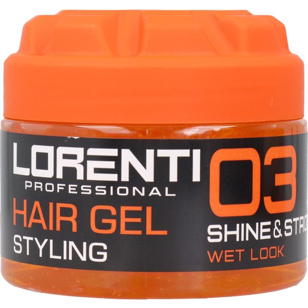 Lorenti Hair Gel Styling 03 Shine & Strong Wet Look 300Ml-image