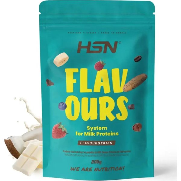 HSN Saborizante En Polvo Para ProteíNas LáCteas Chocolate Blanco Y Coco 200 G-image