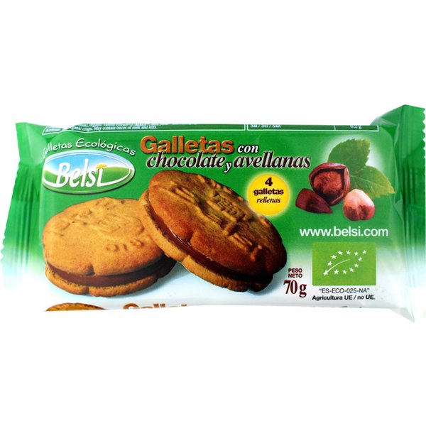 Biomundo Galletas Choco Avellanas Bio 70G-image