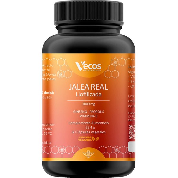 Vecos Nucoceutical Jalea Real Liofilizada 60 Caps-image
