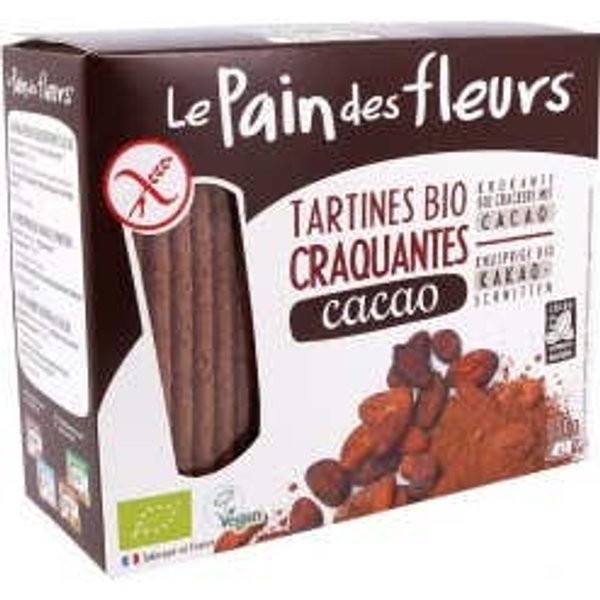 Le Pain Des Fleurs Tartines Craquantes Bio Au Cacao 160G-image