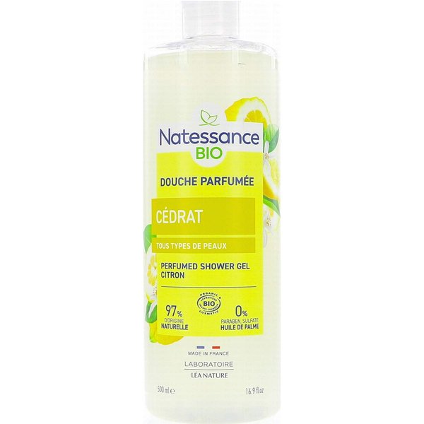 Natessance Gel De Ducha Perfumado Cidra Bio 500 Ml-image
