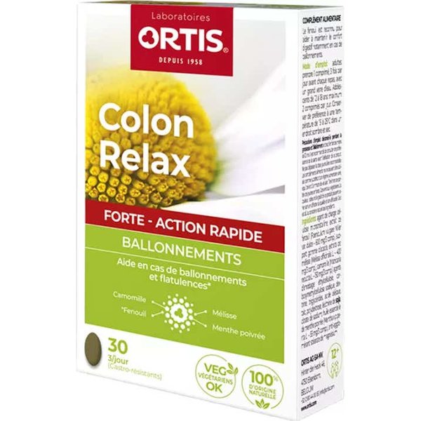 Ortis Colon Relax Forte 30 Comprimidos-image