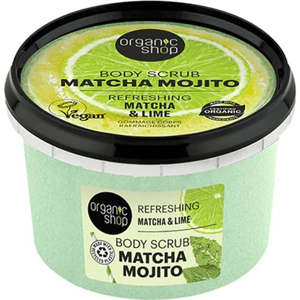 Organic Shop Refreshing Matcha Mojito Body Scrub 250Ml-image