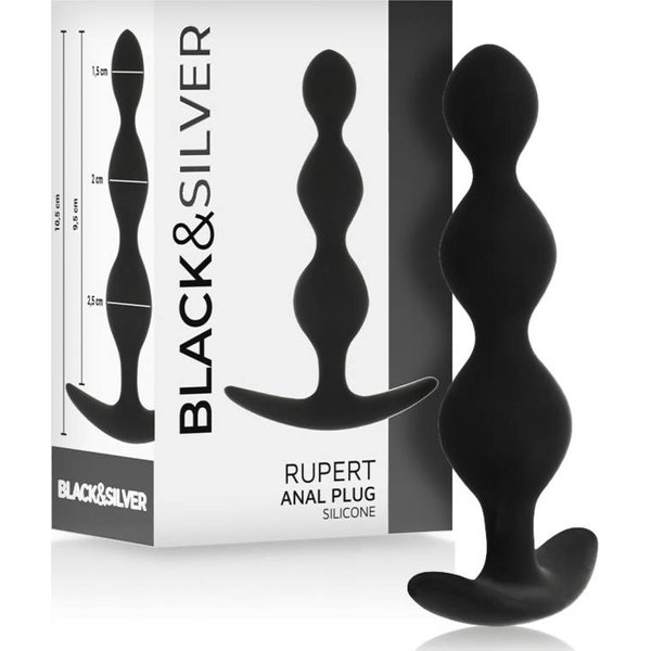 Black&Silver Rupert Cadena Bolas Anales 10 Cm 1 Ud-image