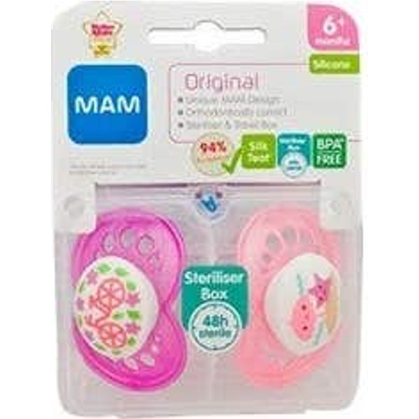 Mam Original Chupete Silicona 16+M 2Uds-image