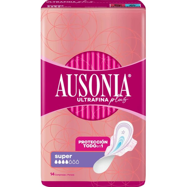 Ausonia Ultrafina Plus Compresas Super Alas 14Uds-image