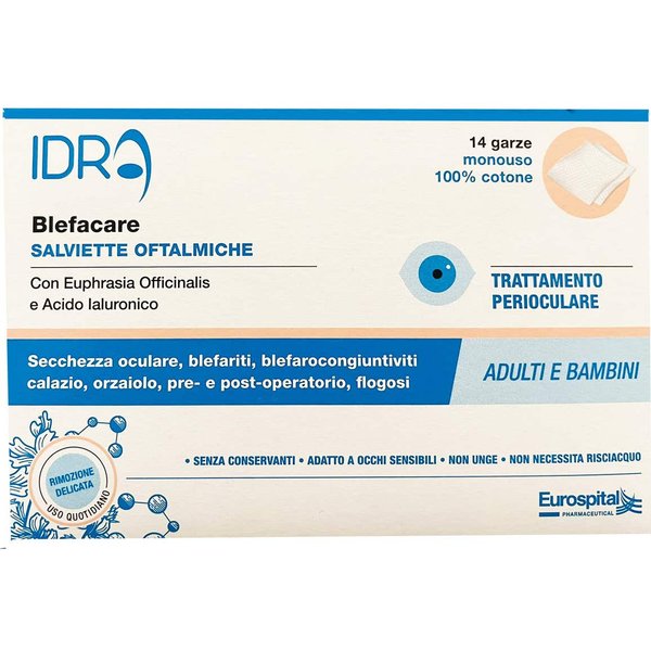 Eurospital Idra Blefacare Toallitas OftáLmicas 14 Uds-image