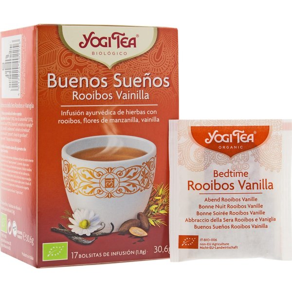 Yogi Tea Buenos SueñOs Rooibos Vainilla 17 Bolsitas-image