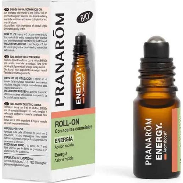Pranarôm Aromaboost Energy Roll-On Bio 5Ml-image